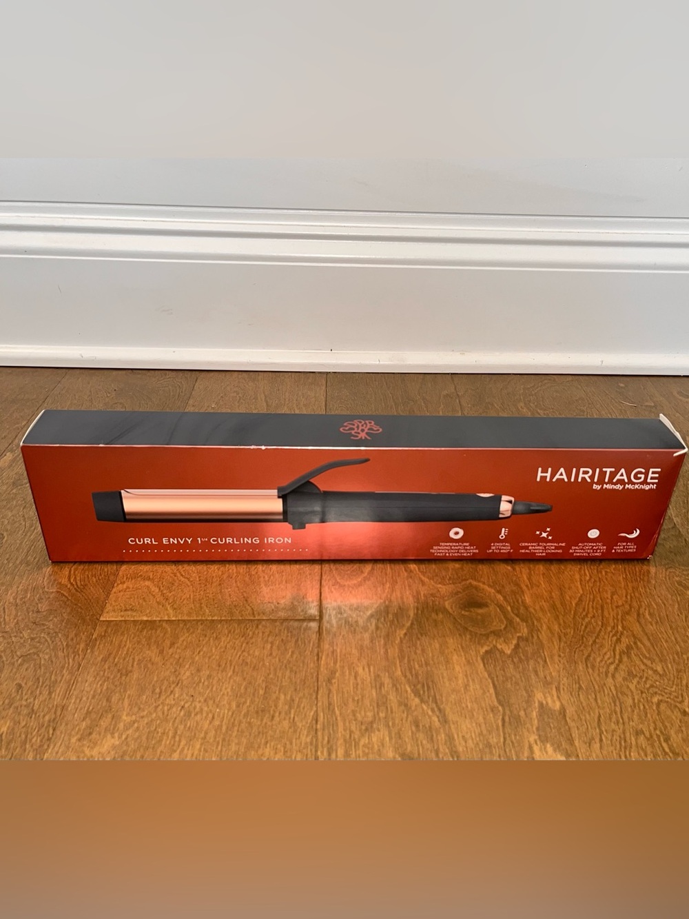 Hairitage By Mindy McKnight Curl Envy 1.25” Barrel: Ceramic: 4 Digital Settings